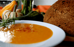 Honey Roasted Butternut Squash Soup - Holiday Recipes Powered by Honey