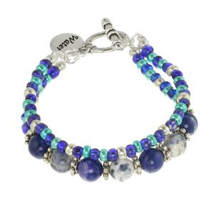 Water Element Wrap Bracelet and Necklace