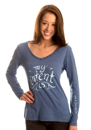 Wear Luck Tee, My Intent is to Seek and Find My Joy