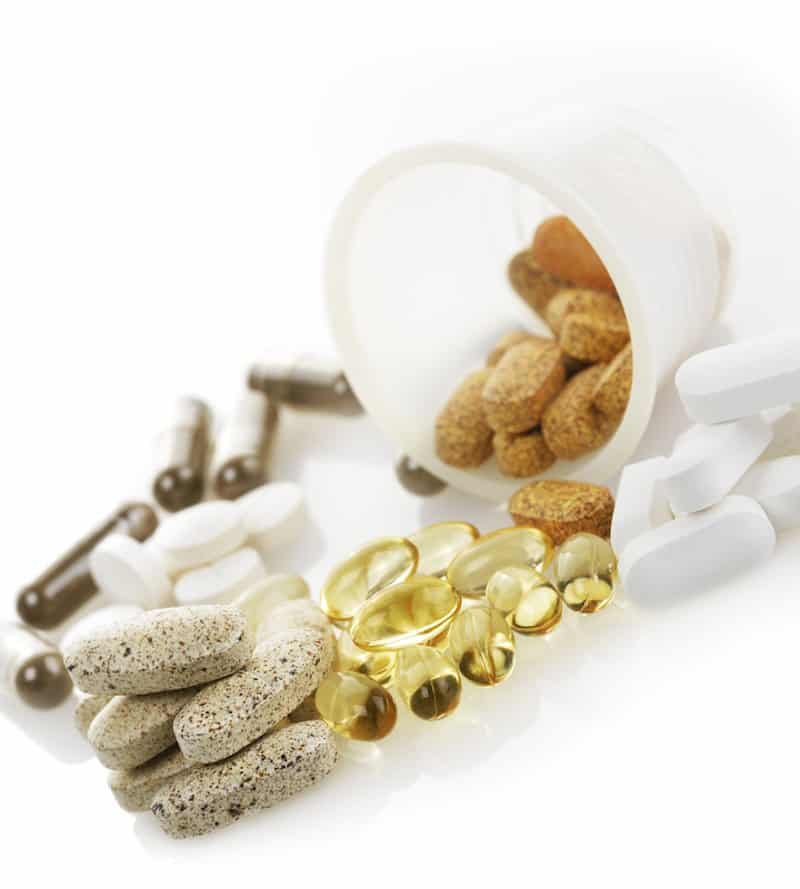 Variety Of Vitamins,Close Up
