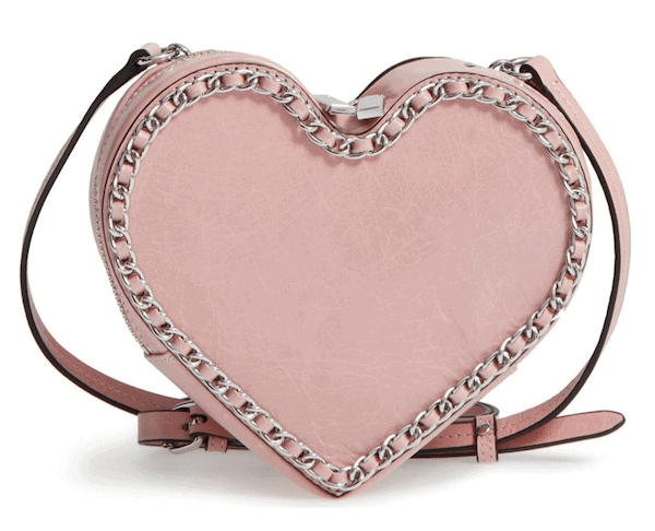 Rebecca Minkoff Chain Heart Crossbody Bag